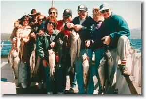 Fishing group aboard Big Mack II